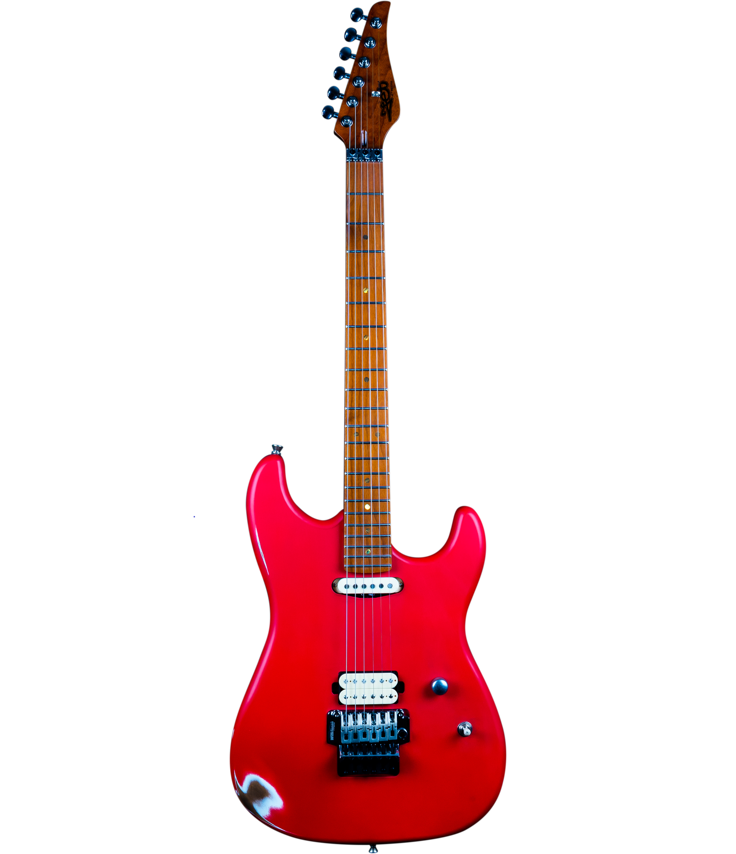 Electric Guitar Jet Guitars JS850 Relic FR Red Relic Free Setup