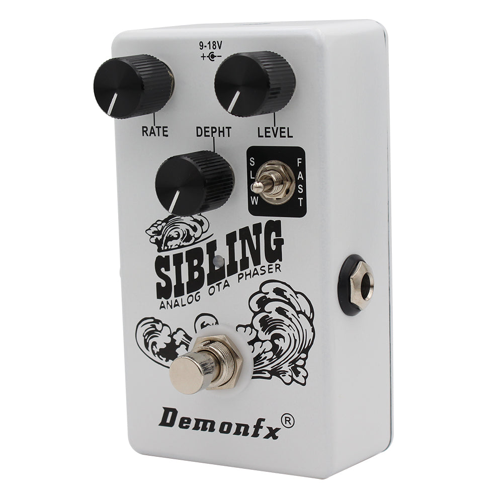 DemonFx Sibling Vintage Phaser Electric Guitar Pedal