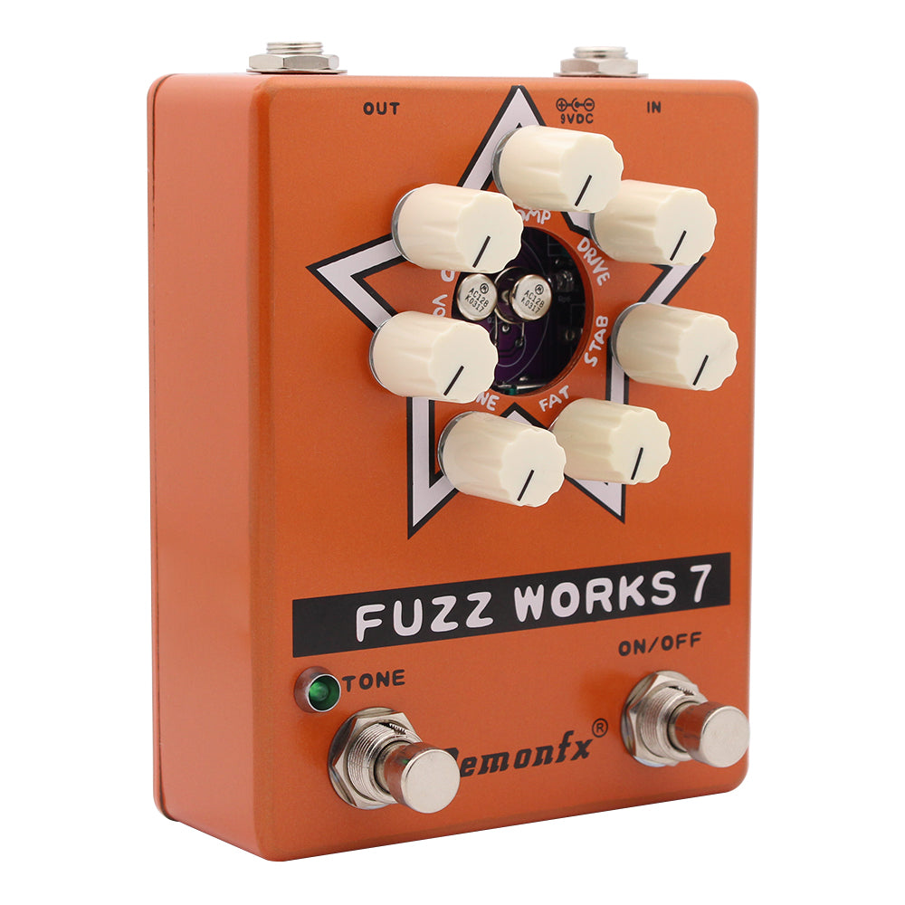 DemonFx Fuzz Works Electric Guitar Pedal