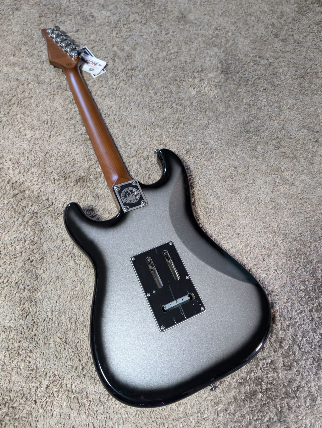 Electric Guitar Soloking MS-1 Classic 22 HSS FR In Silverburst Nafiri Special Run Jescar