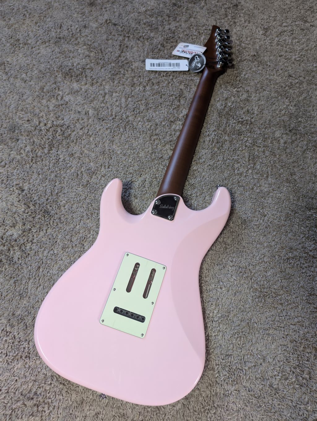 Electric Guitar Soloking MS-11 Classic MKII With Roasted Maple Fb In Shell Pink