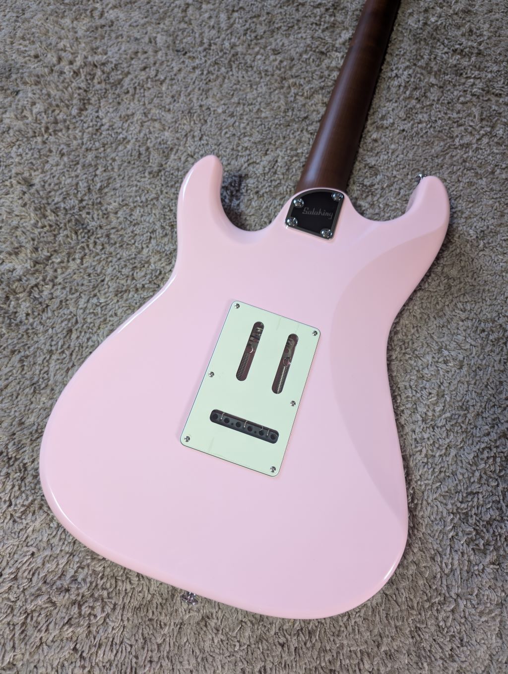 Electric Guitar Soloking MS-11 Classic MKII With Roasted Maple Fb In Shell Pink
