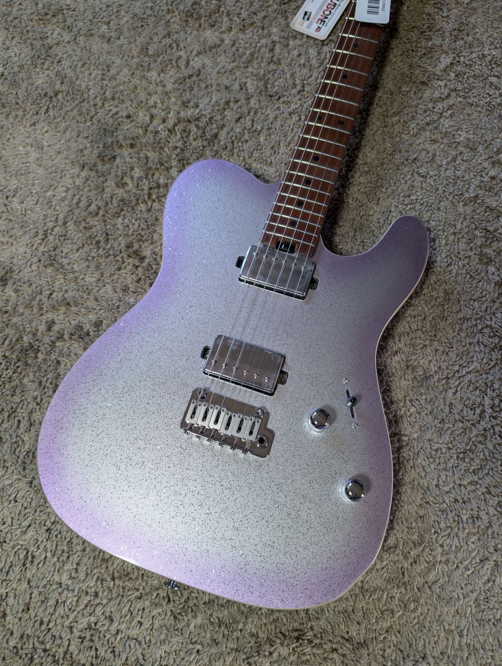 Electric Guitar Soloking MT-1 Modern HH 22 In Metallic Purple Sparkle Nafiri Special Run