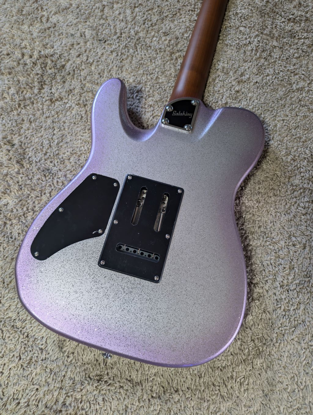 Electric Guitar Soloking MT-1 Modern HH 22 In Metallic Purple Sparkle Nafiri Special Run