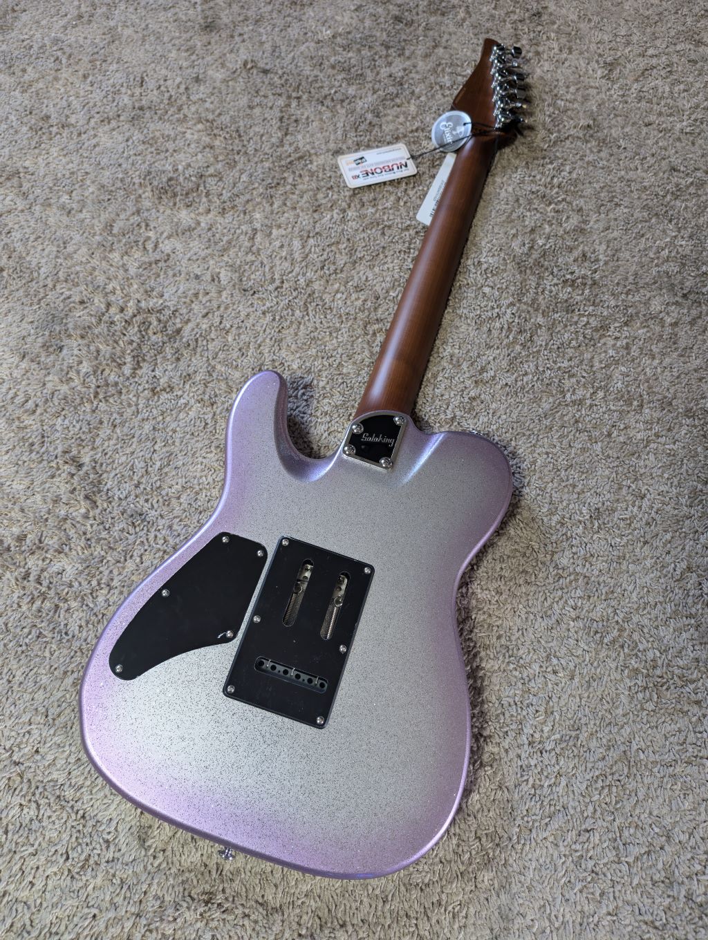 Electric Guitar Soloking MT-1 Modern HH 22 In Metallic Purple Sparkle Nafiri Special Run