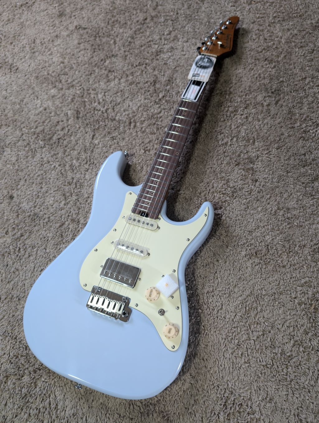 Electric Guitar Soloking MS-11 Classic MKII With Rosewood Fb In Sonic Blue