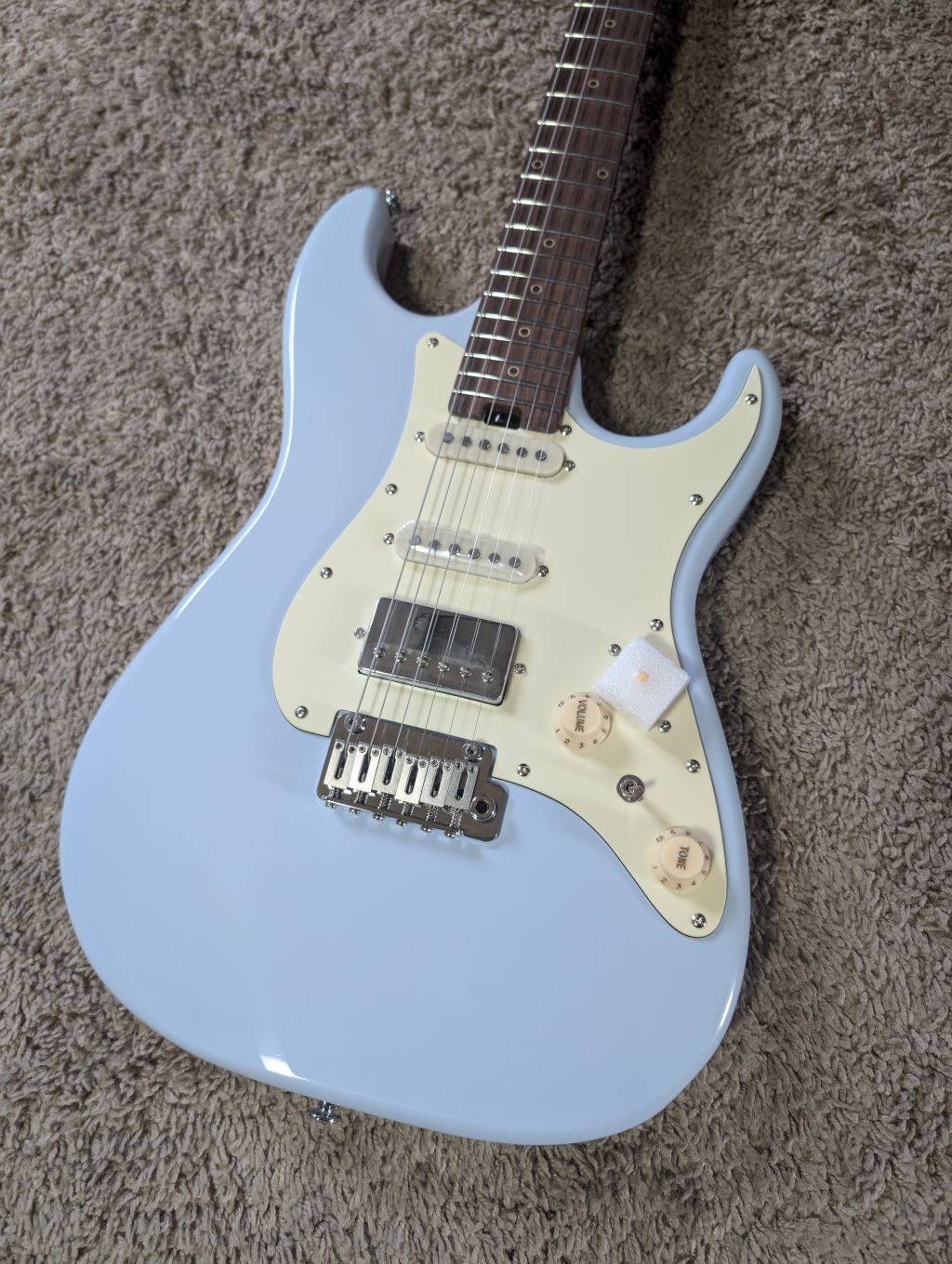 Electric Guitar Soloking MS-11 Classic MKII With Rosewood Fb In Sonic Blue