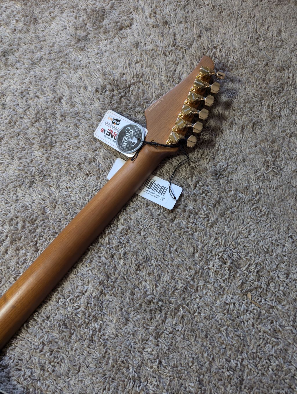 Electric Guitar Soloking MT-1 Modern HH MKII In Black Beauty With Roasted Neck And Gold Hardware