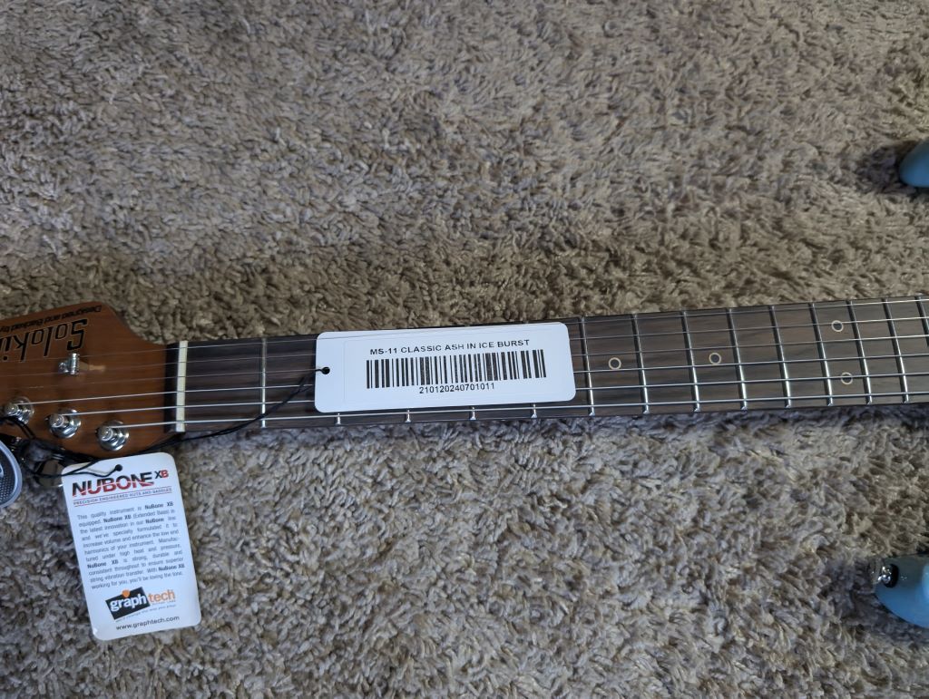 Electric Guitar Soloking MS-11 Classic ASH In Ice Burst Nafiri Special Run