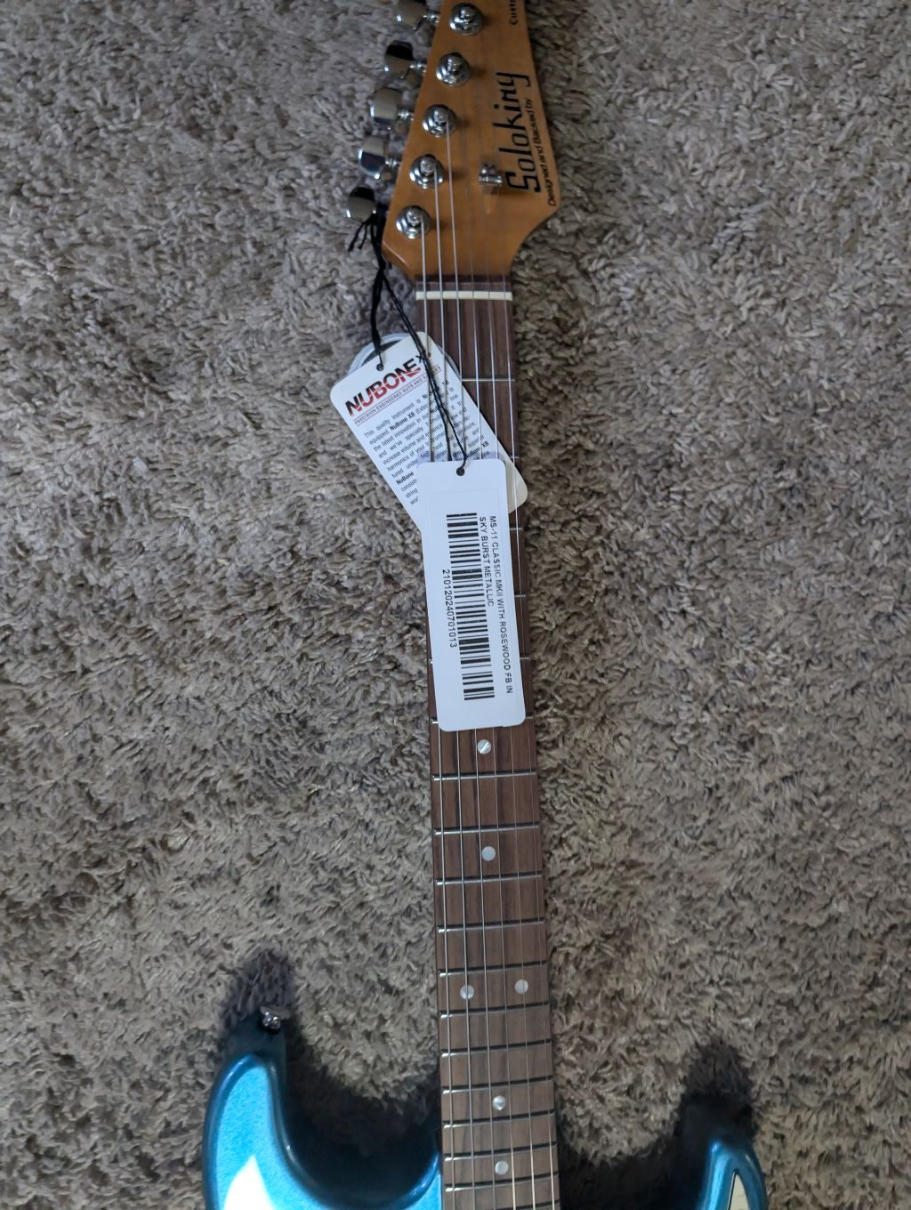 Electric Guitar Soloking MS-11 Classic MKII With Rosewood Fb In Sky Burst Metallic