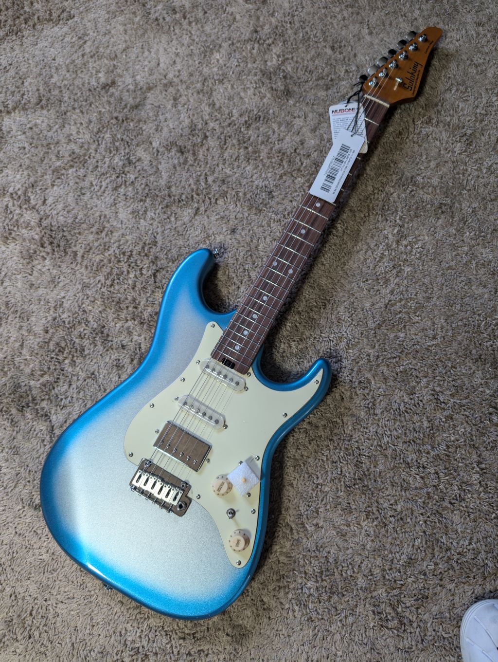 Electric Guitar Soloking MS-11 Classic MKII With Rosewood Fb In Sky Burst Metallic