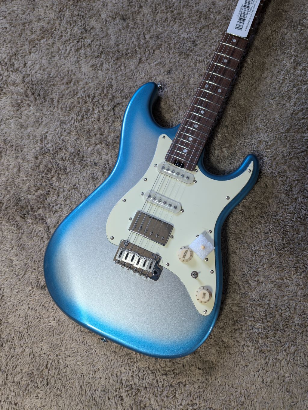 Electric Guitar Soloking MS-11 Classic MKII With Rosewood Fb In Sky Burst Metallic