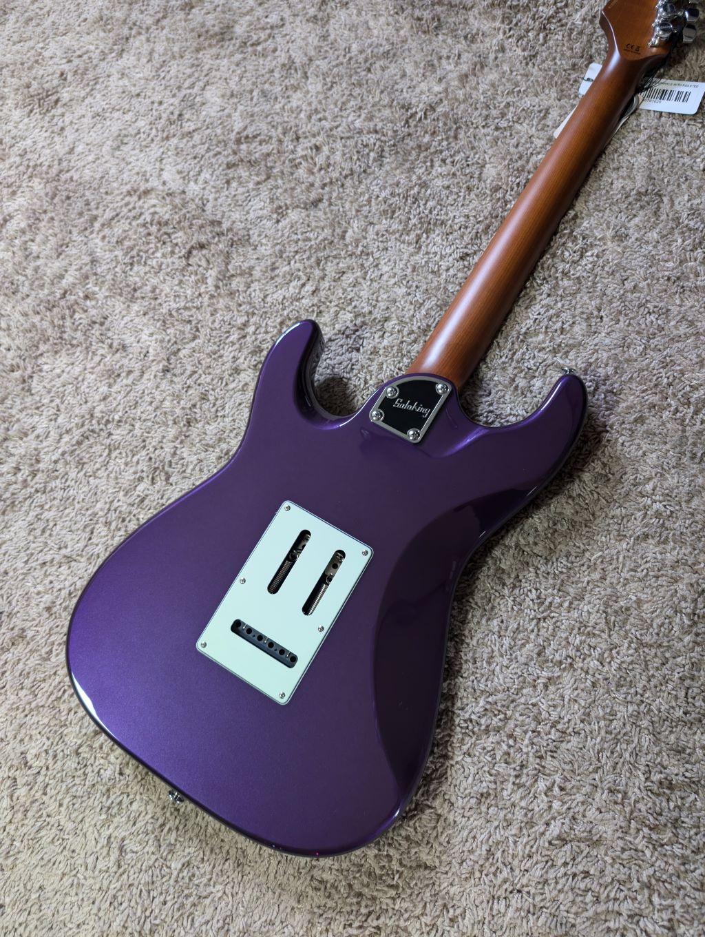 Electric Guitar Soloking MS-1 Classic MKII In Purple Sparkle With Roasted Maple Neck And Fb