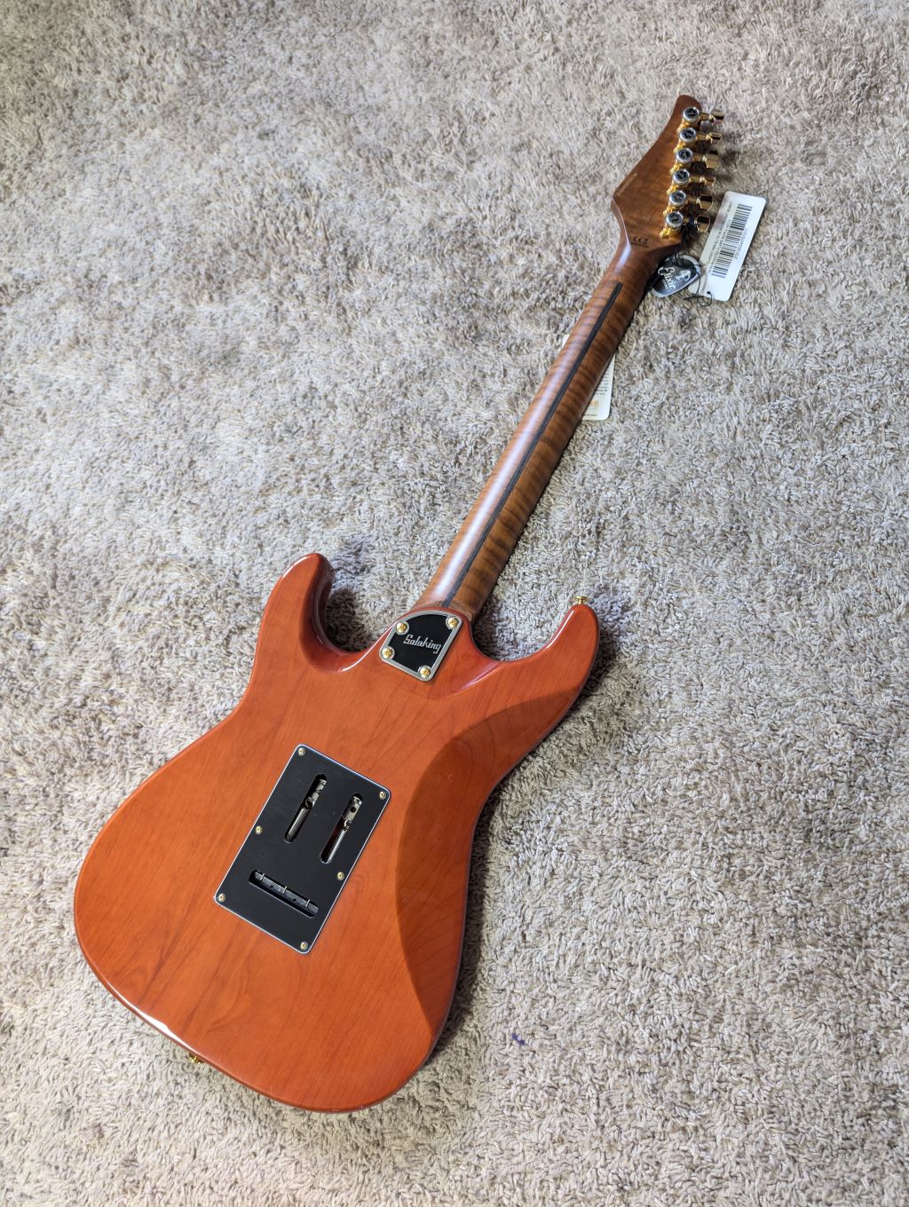 Electric Guitar Soloking MS-1 Classic FMN ELITE In Moonlight Burst With Roasted Flame Maple Neck