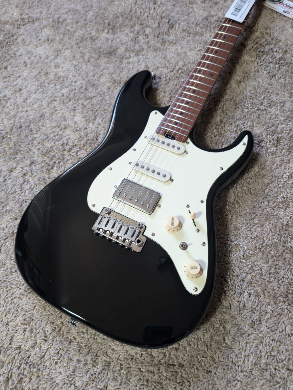 Electric Guitar Soloking MS-11 Classic MKII With Roasted Maple Fb In Ink Black