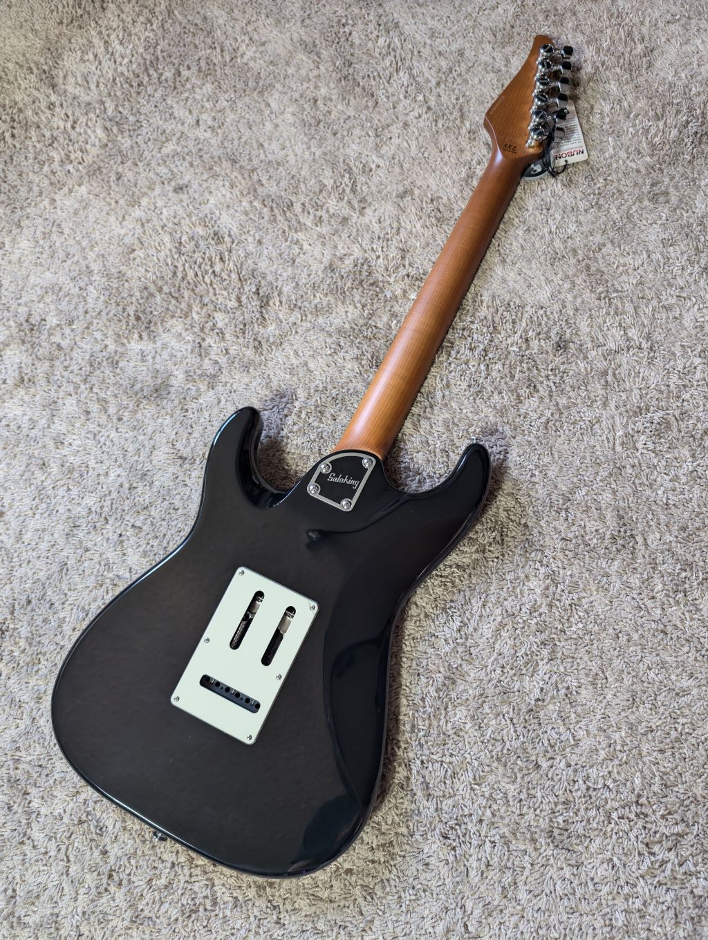 Electric Guitar Soloking MS-11 Classic MKII With Roasted Maple Fb In Ink Black