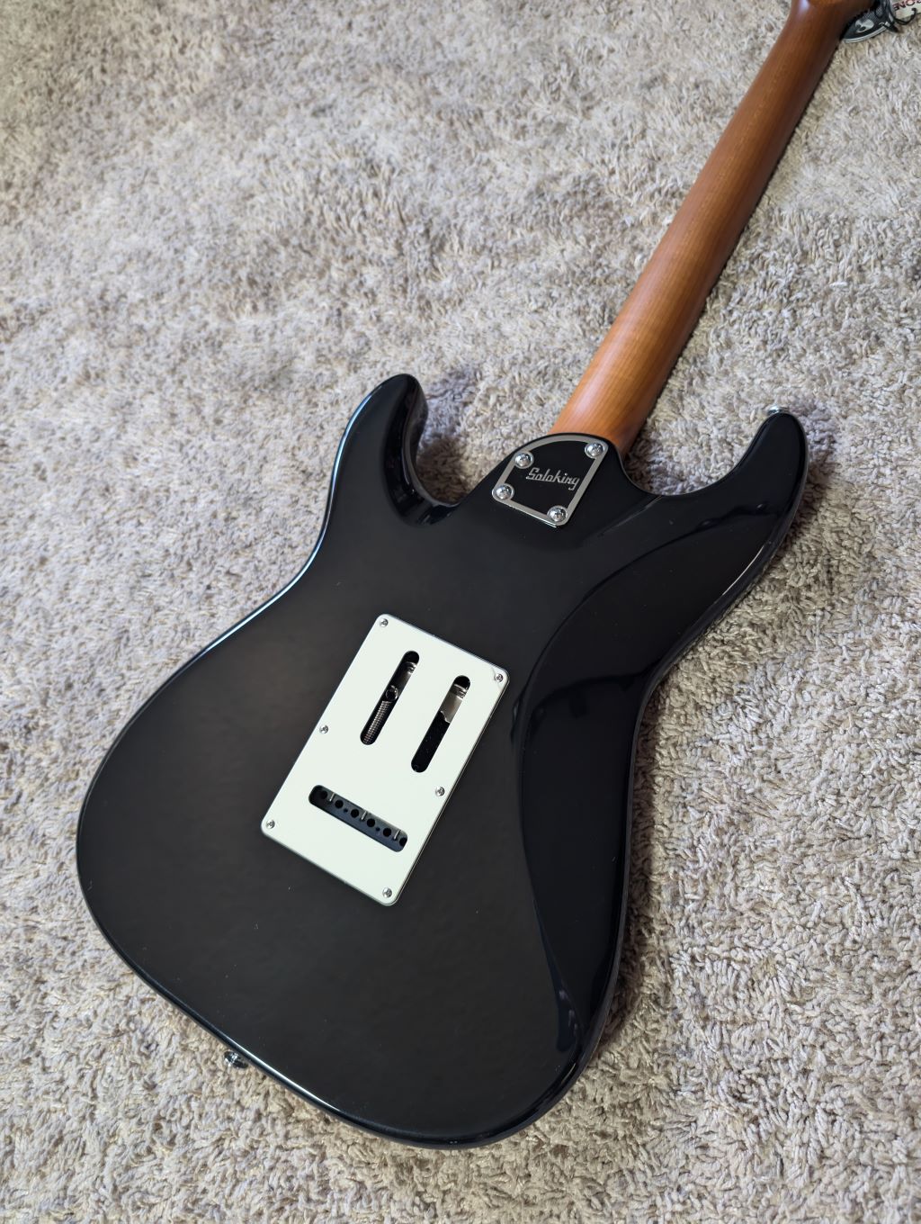 Electric Guitar Soloking MS-11 Classic MKII With Roasted Maple Fb In Ink Black