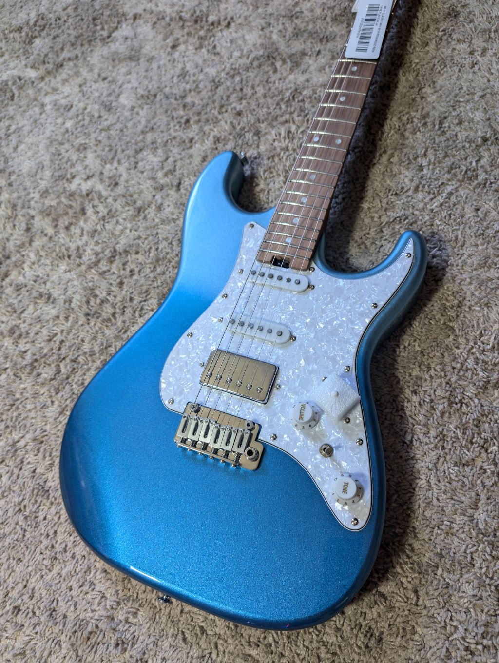 Electric Guitar Soloking MS-11 Classic MKII With Rosewood Fb In Lake Placid Blue