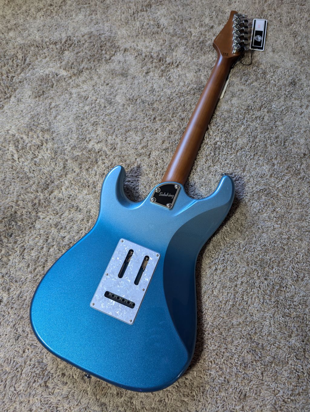 Electric Guitar Soloking MS-11 Classic MKII With Rosewood Fb In Lake Placid Blue