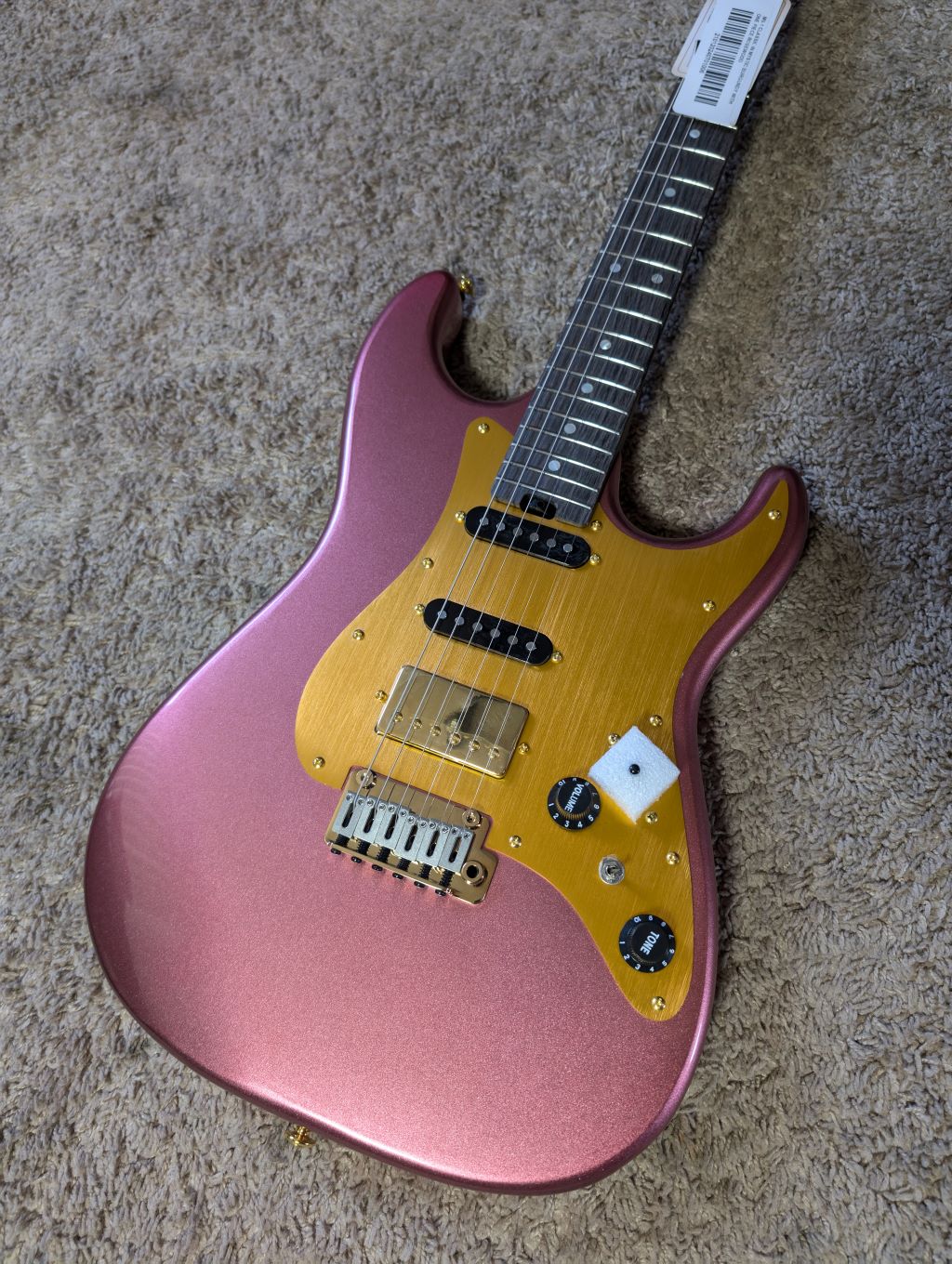 Electric Guitar Soloking MS-1 Classic In Mystic Burgundy With One Piece Rosewood Neck Nafiri Special Run