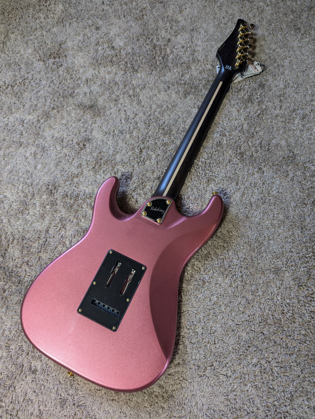 Electric Guitar Soloking MS-1 Classic In Mystic Burgundy With One Piece Rosewood Neck Nafiri Special Run