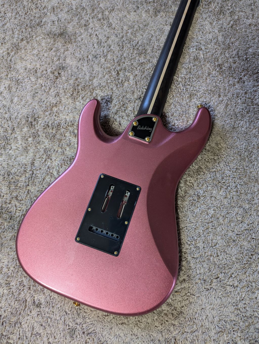 Electric Guitar Soloking MS-1 Classic In Mystic Burgundy With One Piece Rosewood Neck Nafiri Special Run