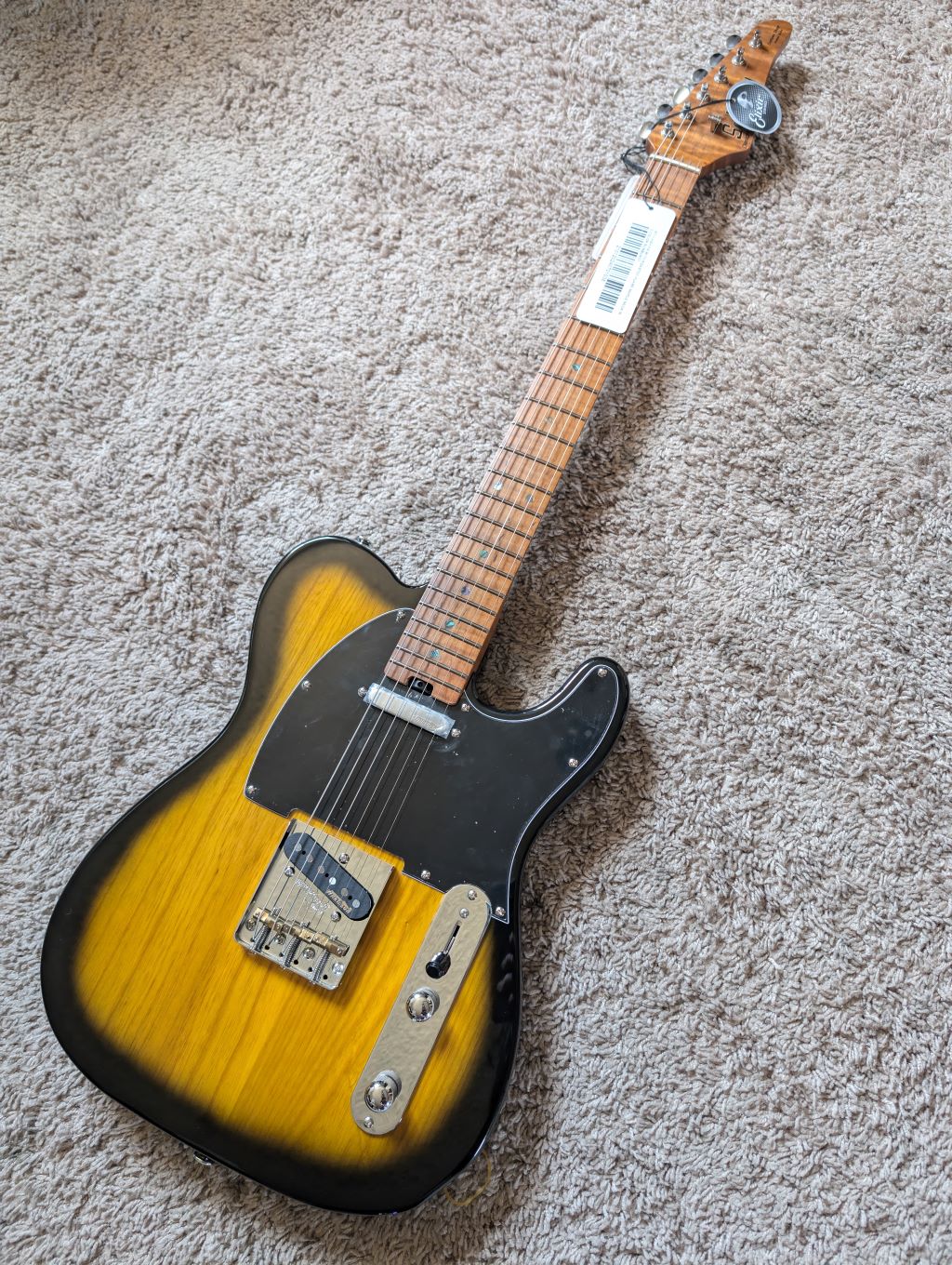 Electric Guitar Soloking MT-1 Ash Fm With Roasted Flame Maple Neck In 2 Color Sunburst Nafiri Special Run