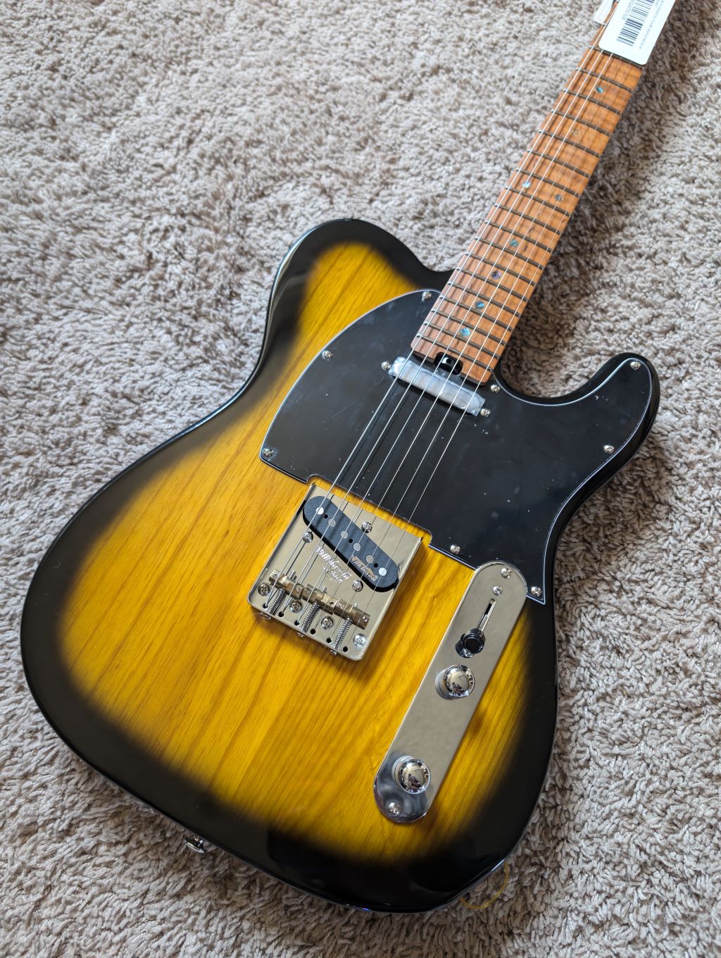 Electric Guitar Soloking MT-1 Ash Fm With Roasted Flame Maple Neck In 2 Color Sunburst Nafiri Special Run