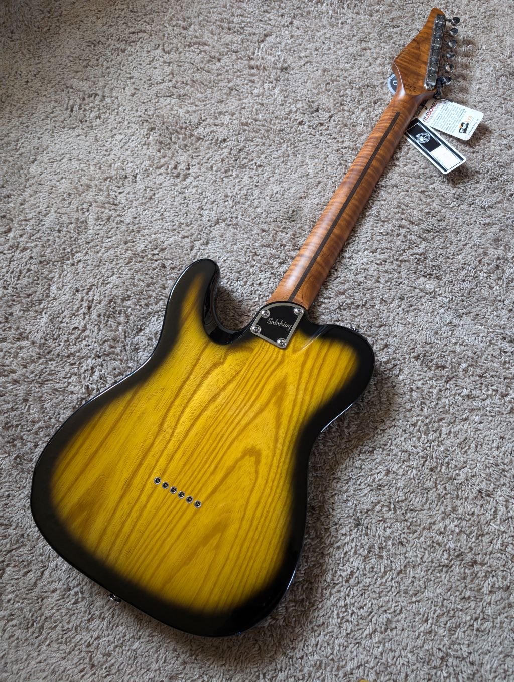 Electric Guitar Soloking MT-1 Ash Fm With Roasted Flame Maple Neck In 2 Color Sunburst Nafiri Special Run
