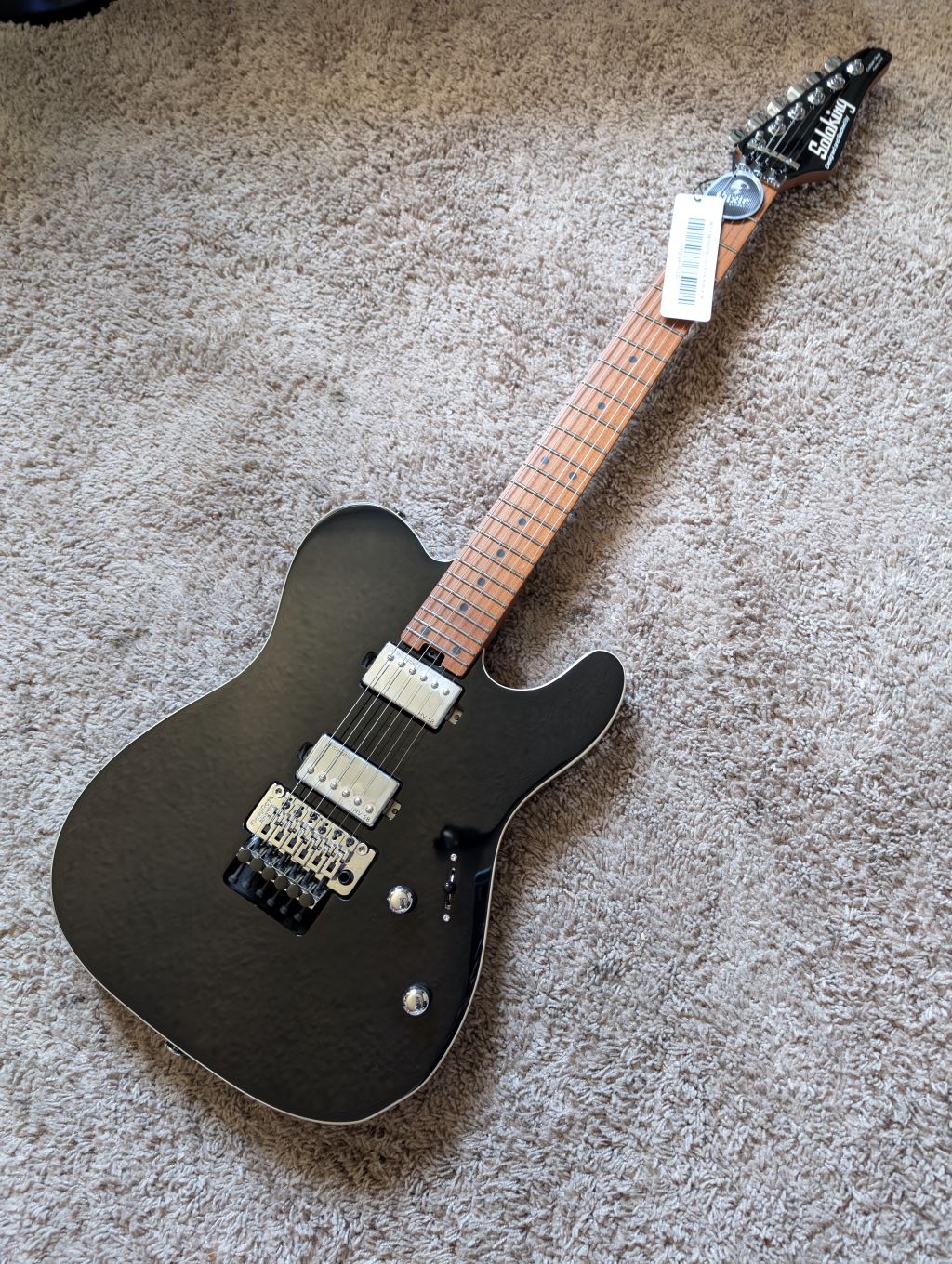 Electric Guitar Soloking MT-1 Modern HH Fr 24 In Black Nafiri SPECIAL RUN