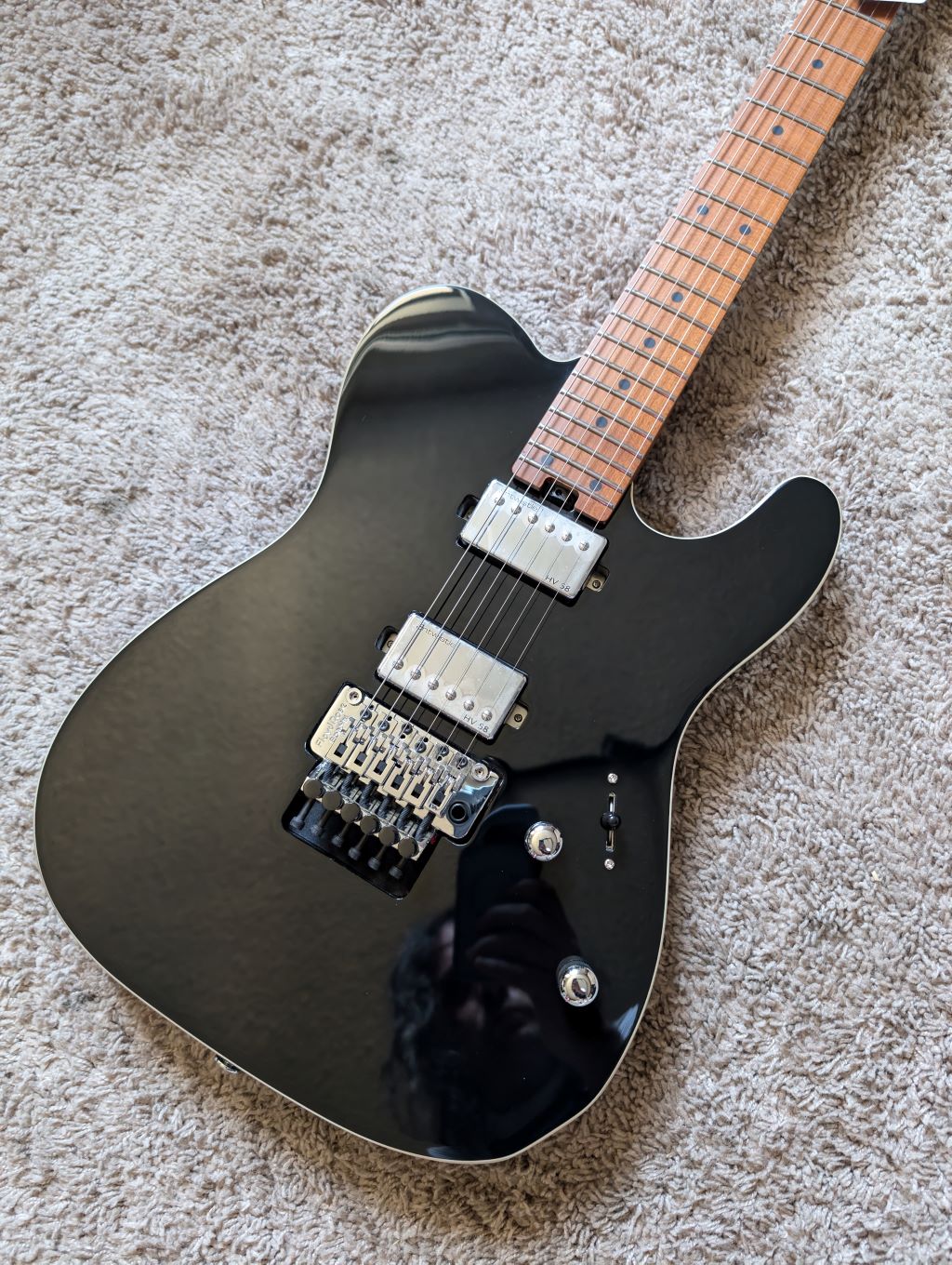 Electric Guitar Soloking MT-1 Modern HH Fr 24 In Black Nafiri SPECIAL RUN