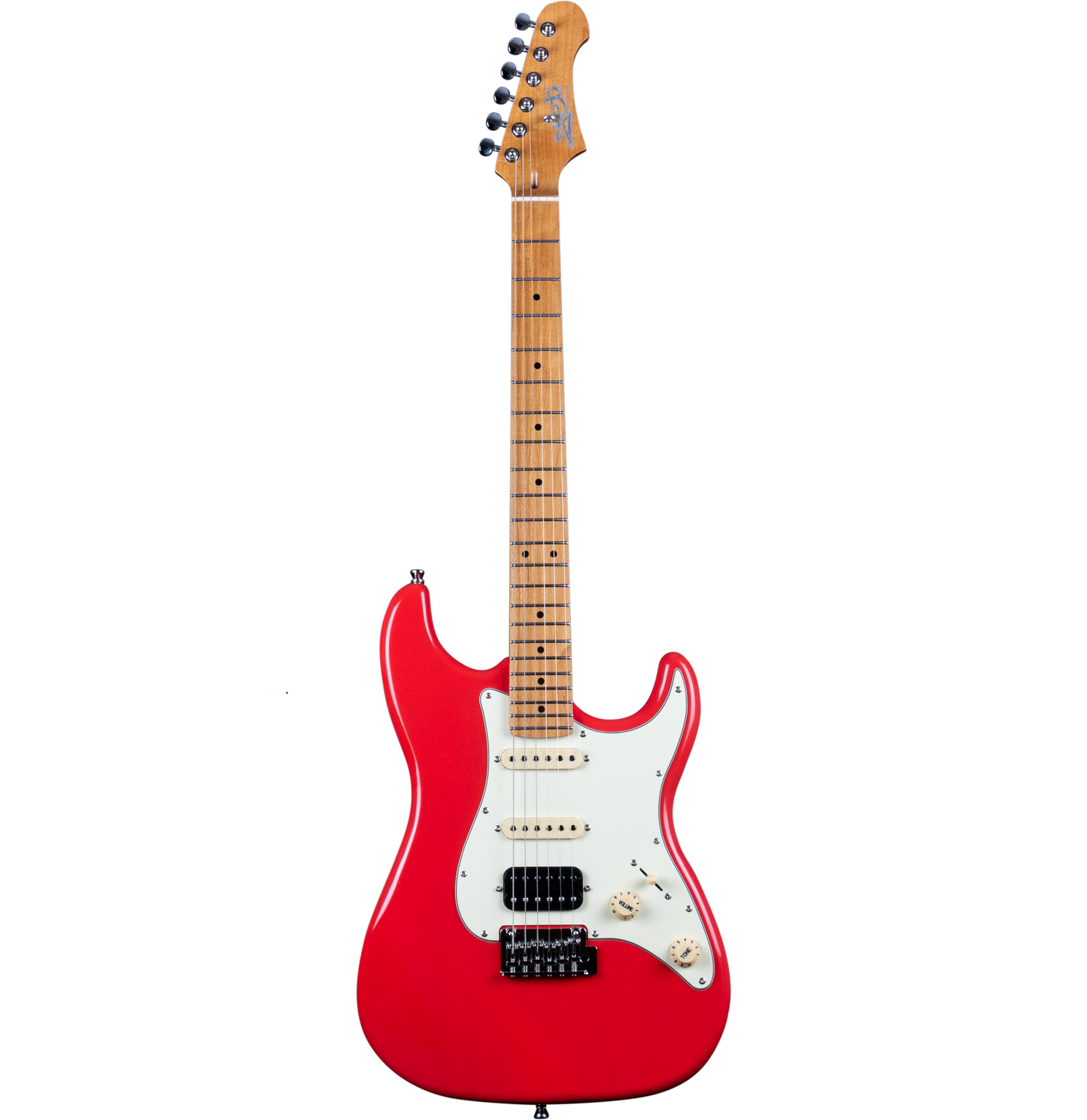 Electric Guitar Jet Guitars JS400 CRD Coral Red Free Setup