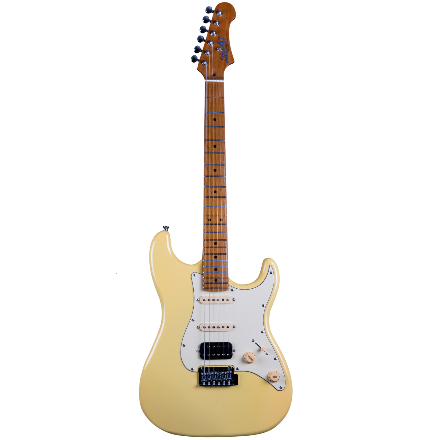 Electric Guitar Jet Guitars JS400 VYW Vintage Yellow Free Setup