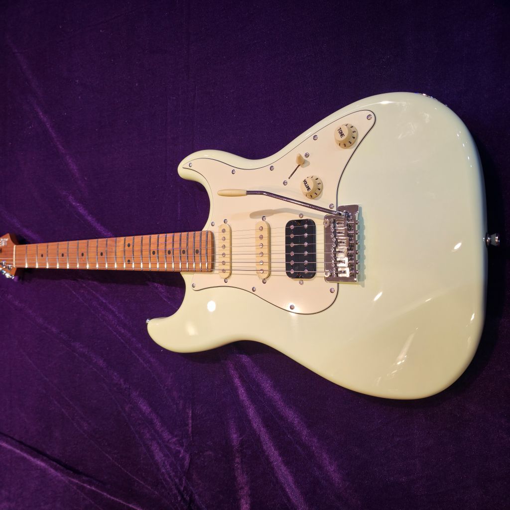 Electric Guitar Jet Guitars JS400 OW White Free Setup