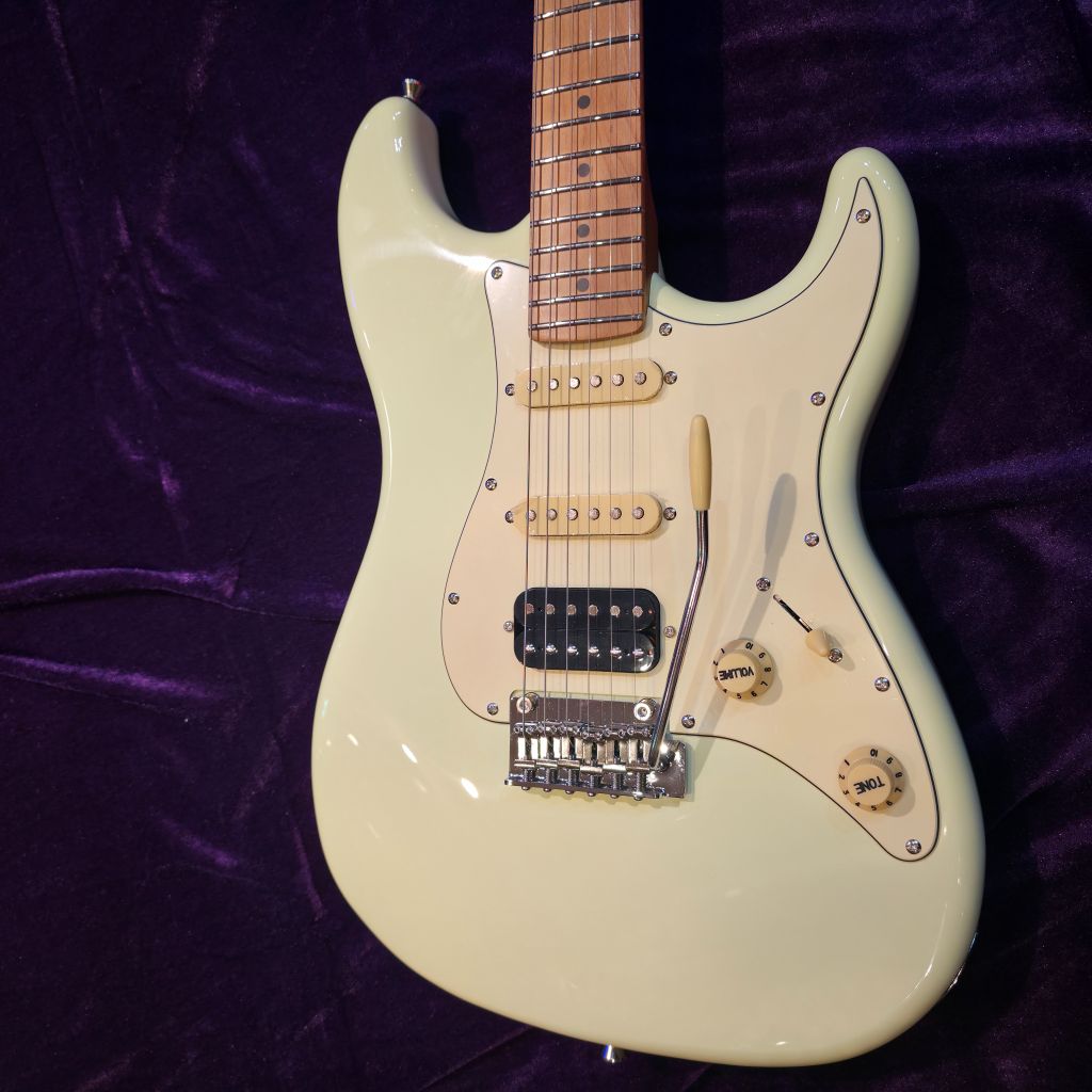 Electric Guitar Jet Guitars JS400 OW White Free Setup