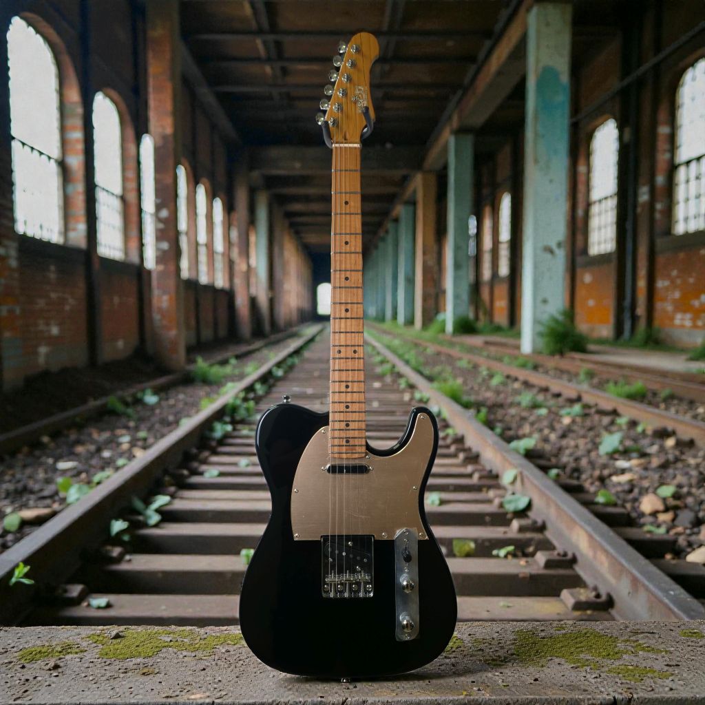 Electric Guitar Jet Guitars JT350 BK KR Kairon Limited Edition