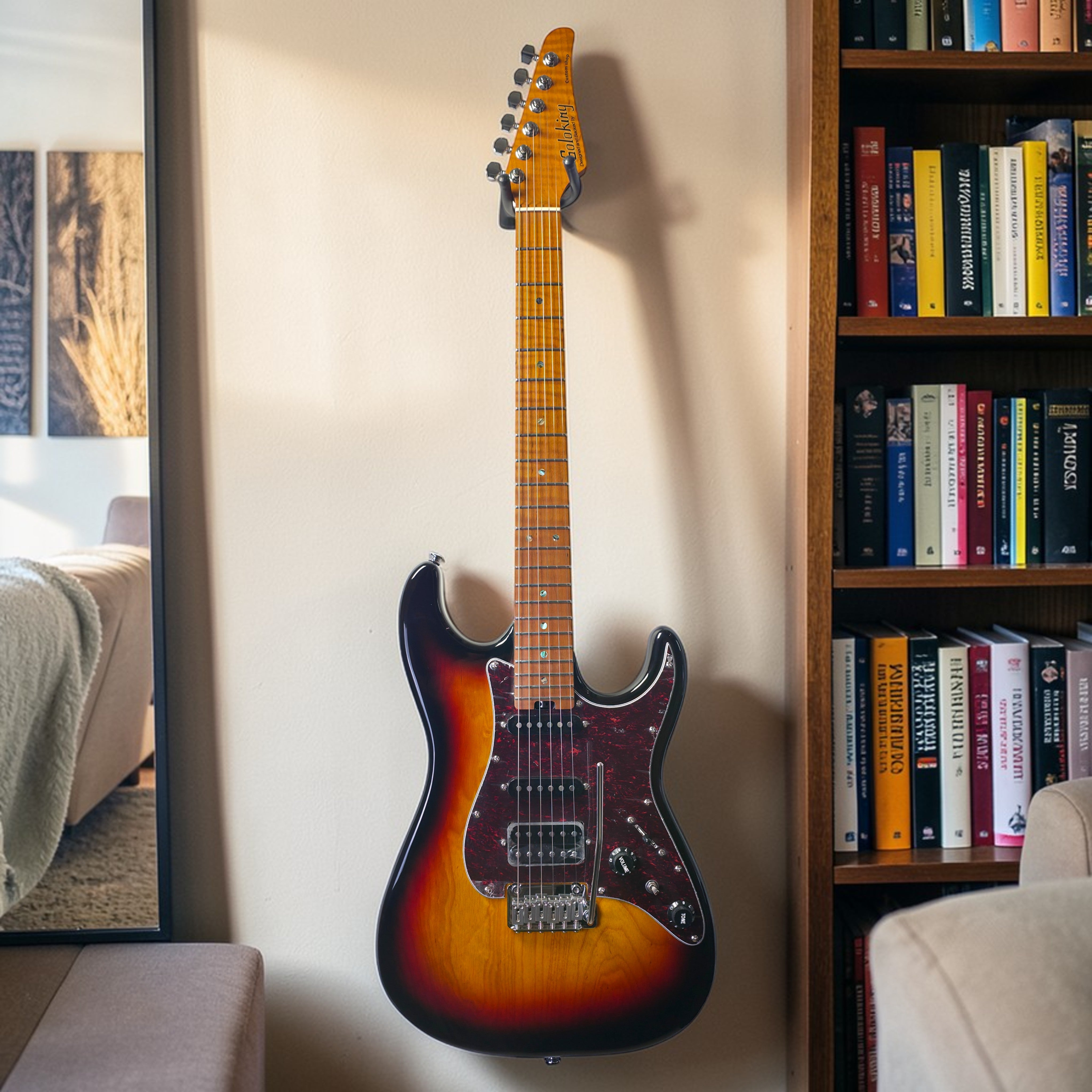 Electric Guitar Soloking MS1 CLASSIC ASH 3 COLOR SUNBURST MAPLE