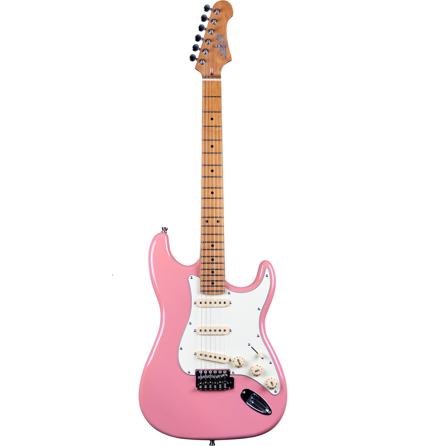 Electric Guitar Jet Guitars JS300 BGD Burgundy Pink Free Setup