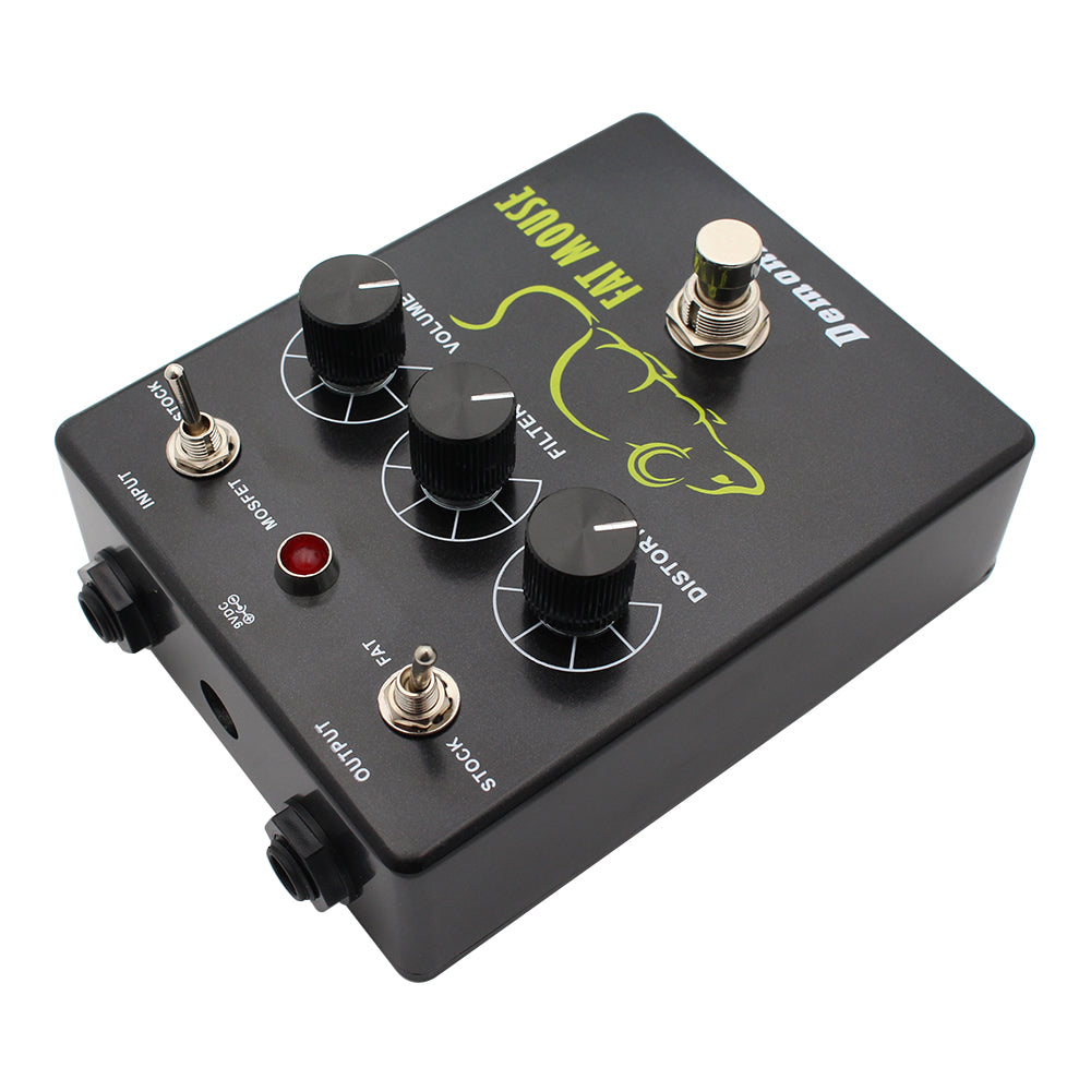 DemonFx Fat Mouse Distortion Fuzz Electric Guitar Pedal