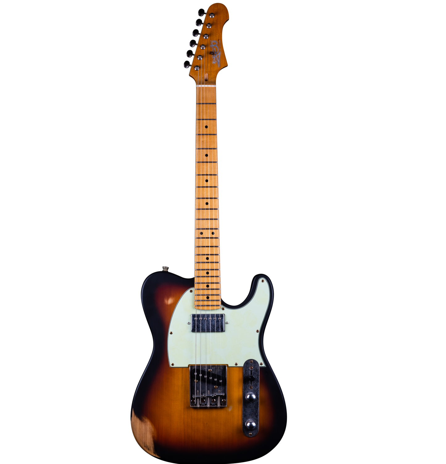 Electric Guitar Jet Guitars JT350 RLC Sunburst Relic Free Setup