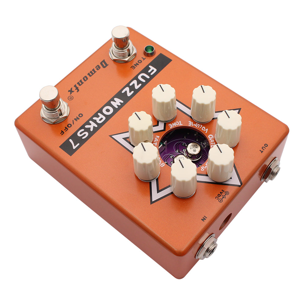 DemonFx Fuzz Works Electric Guitar Pedal