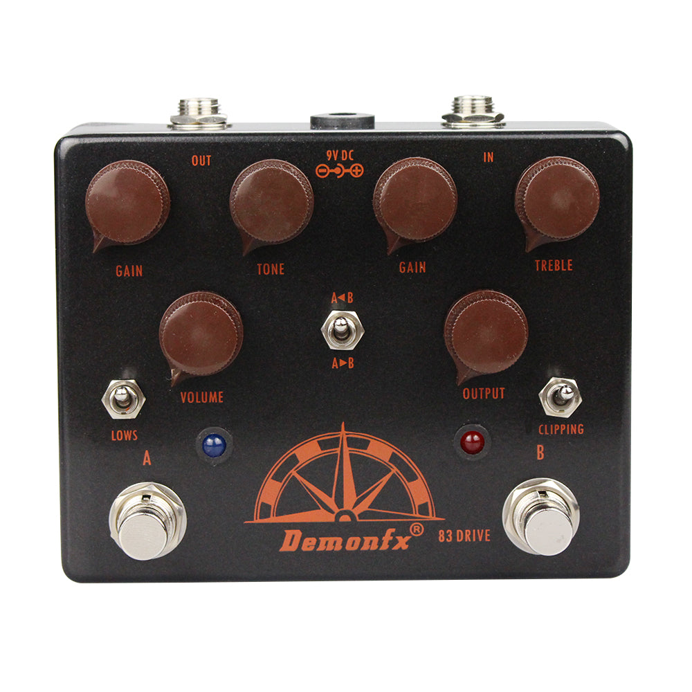 DemonFx 83 Drive Overdrive Electric Guitar Pedal