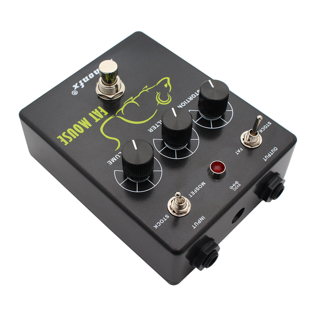 DemonFx Fat Mouse Distortion Fuzz Electric Guitar Pedal