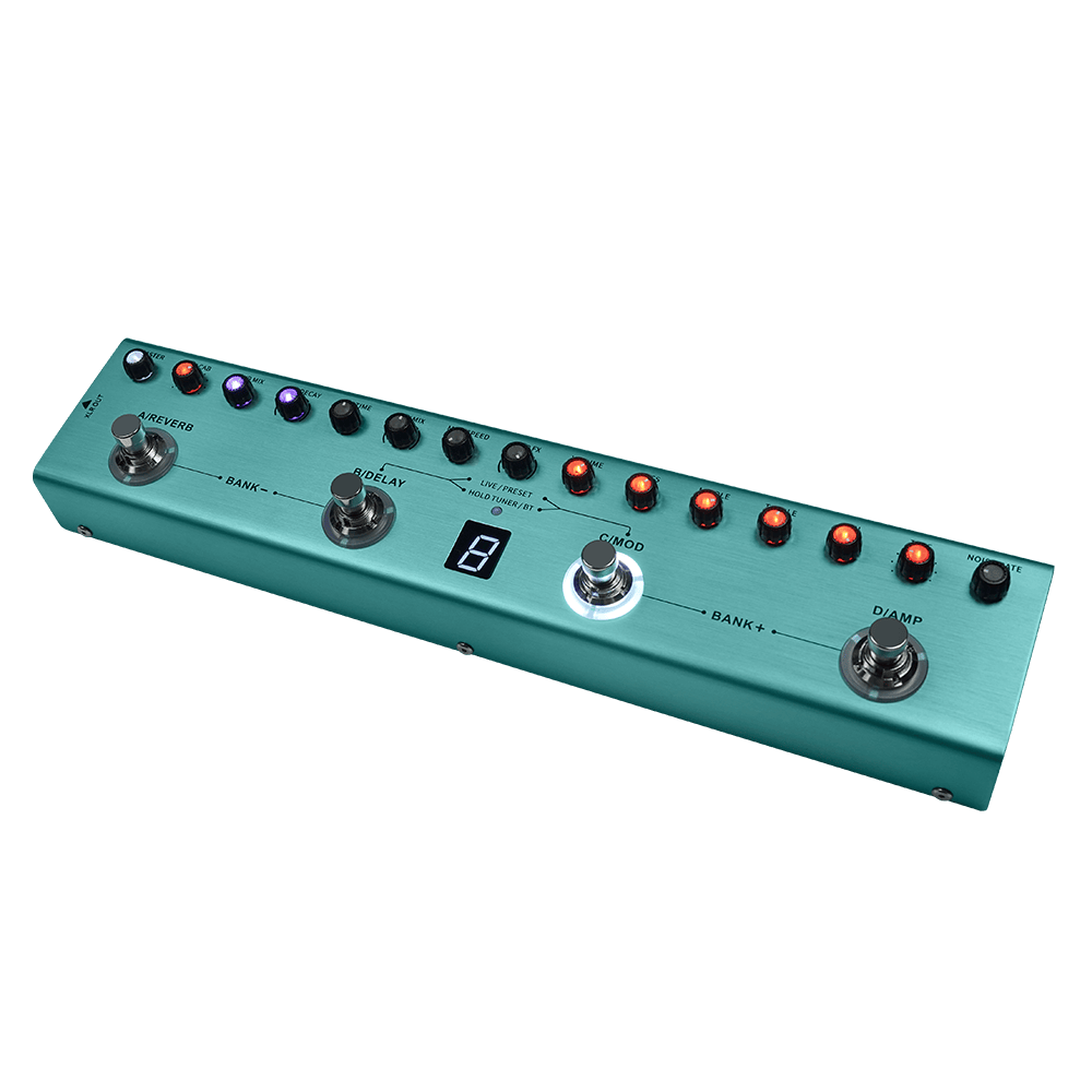M-Vave Tank-G Guitar Multi Effects Processor Rechargeable Modeling IR Cabinets
