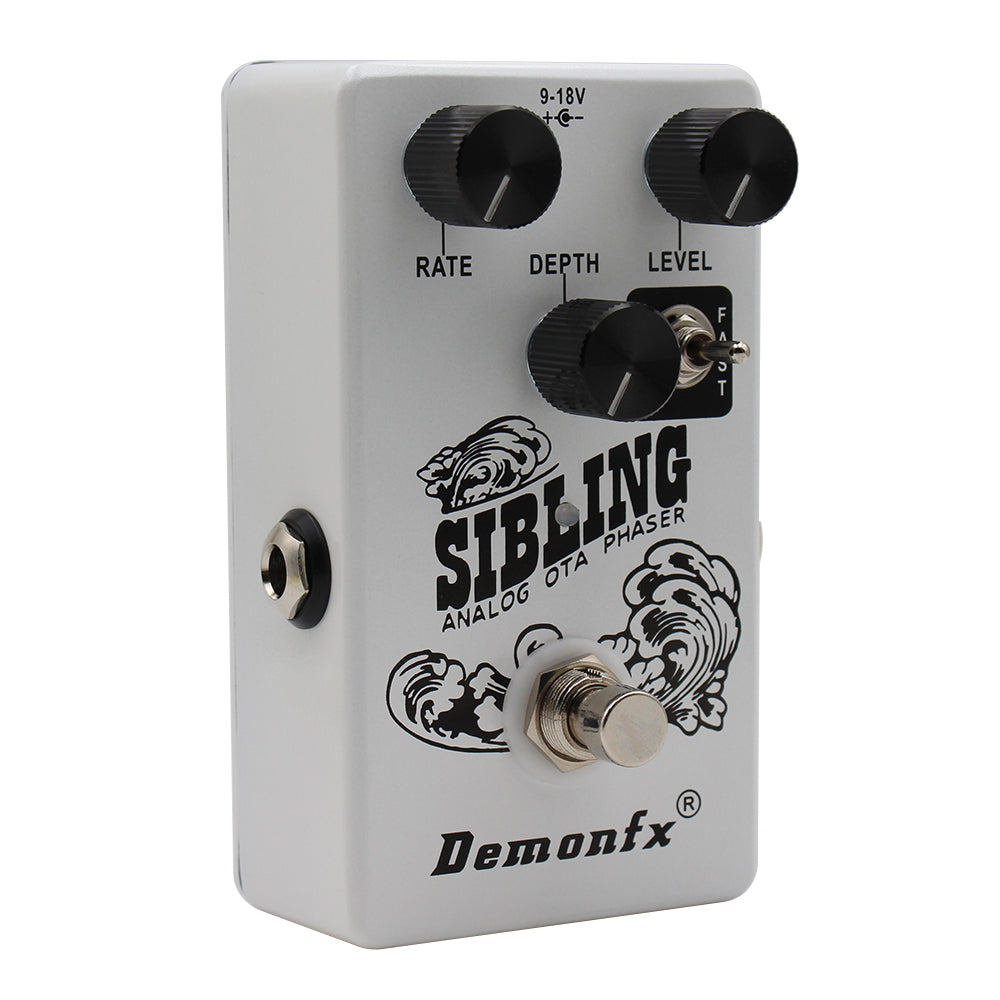 DemonFx Sibling Vintage Phaser Electric Guitar Pedal