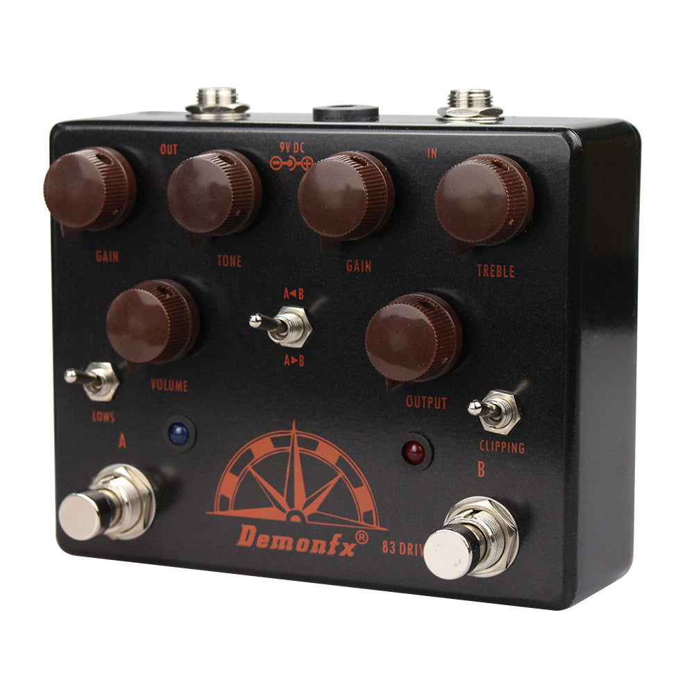 DemonFx 83 Drive Overdrive Electric Guitar Pedal