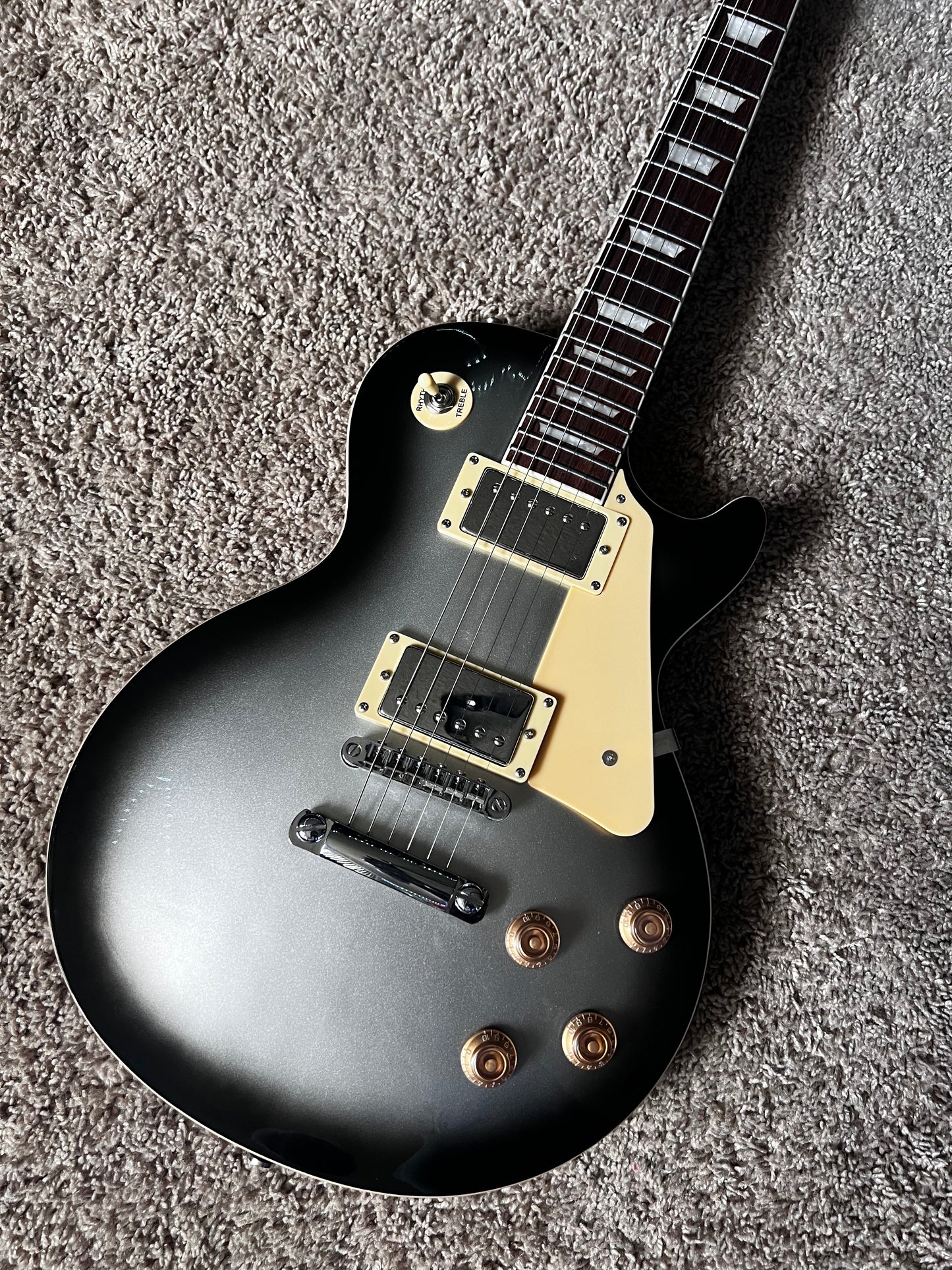Electric Guitar Jet Guitars JL500 SLB Silverburst Free Setup B-STOCK