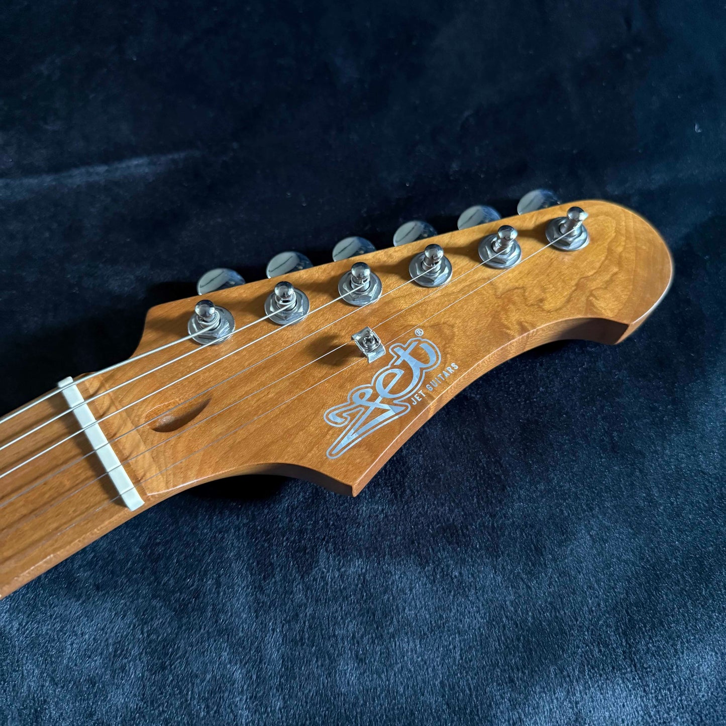 Electric Guitar Jet Guitars JS400 CRD Coral Red Free Setup