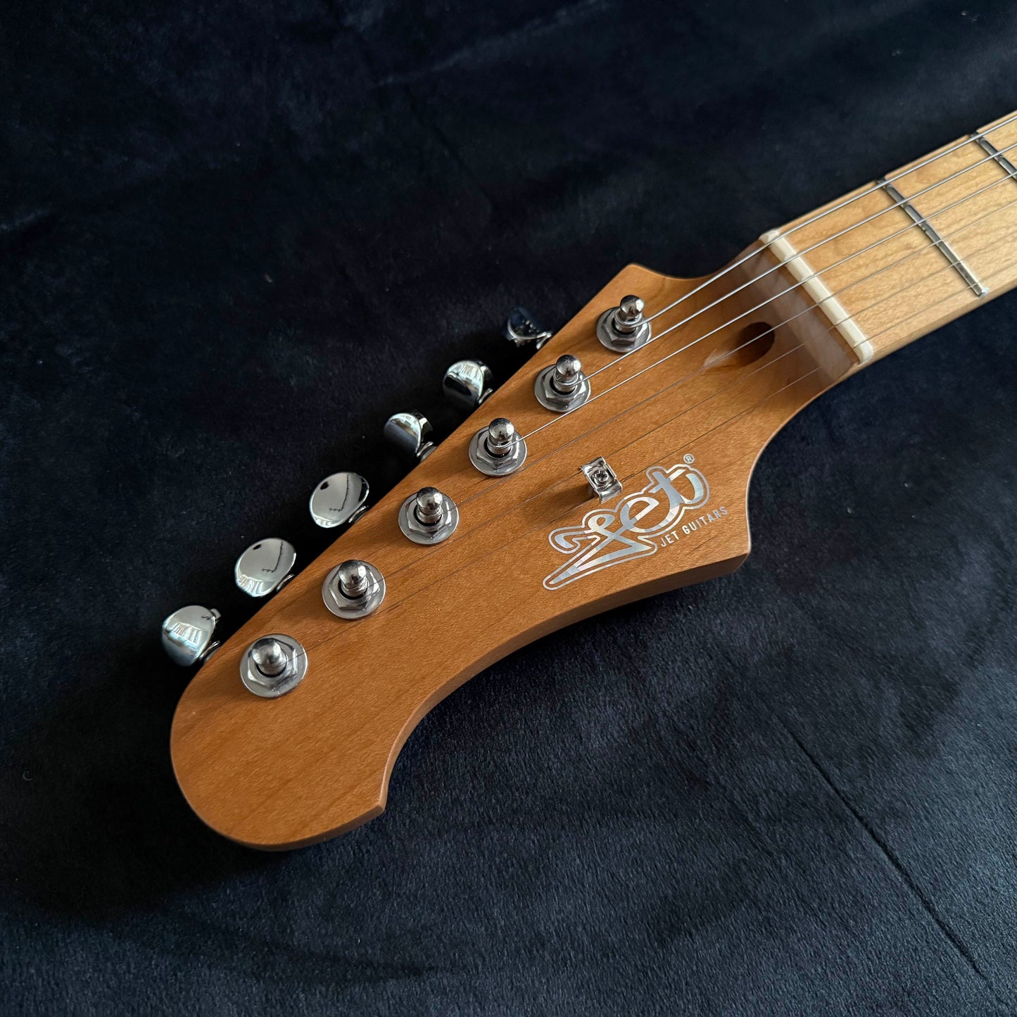 Electric Guitar Jet Guitars JS400 OW LH White Left Handed Free Setup