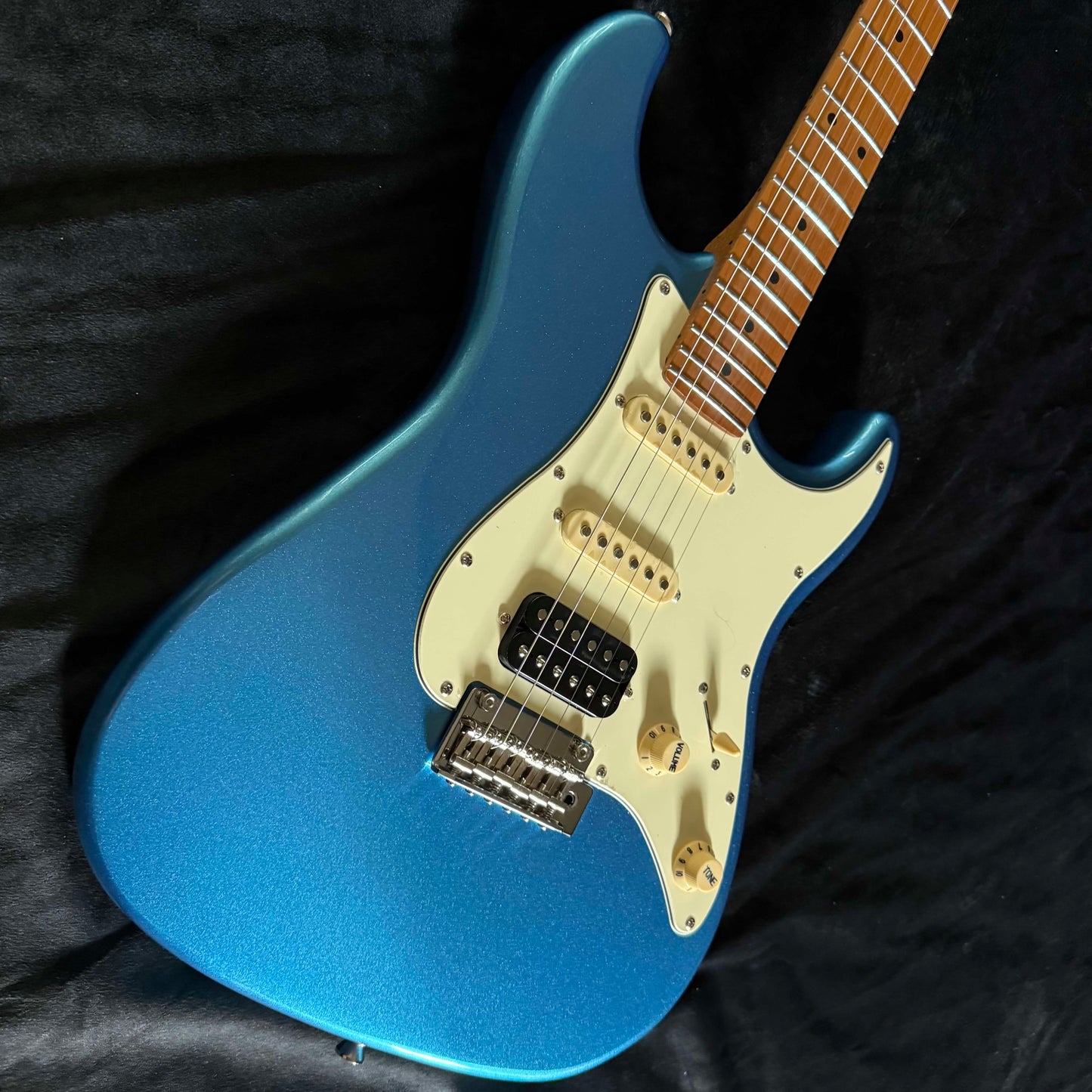 Electric Guitar Jet Guitars JS400 LPB Placid Blue Free Setup